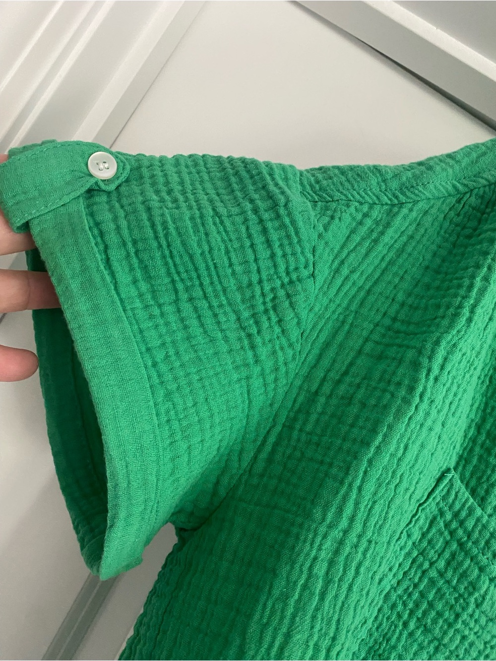Grace & Karma Emerald Green Short Sleeve 100% cotton top - Picture 3 of 8